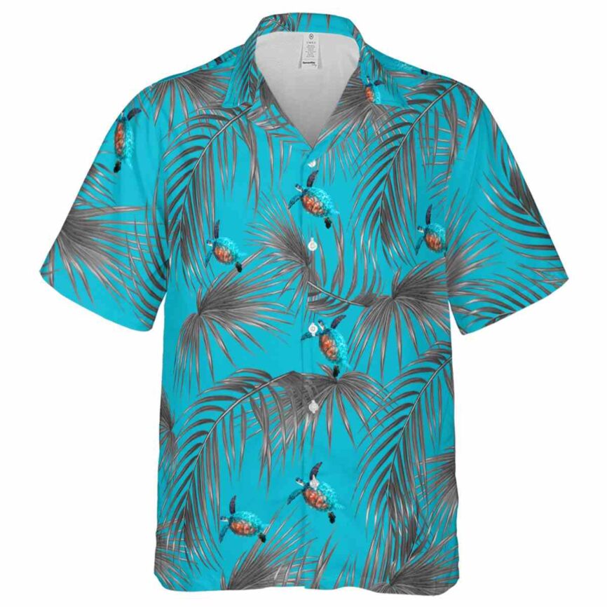 Turtle Palm Frond Hawaiian Shirt Fashion forward