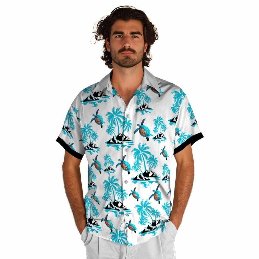 Turtle Palm Island Graphic Hawaiian Shirt New Arrival