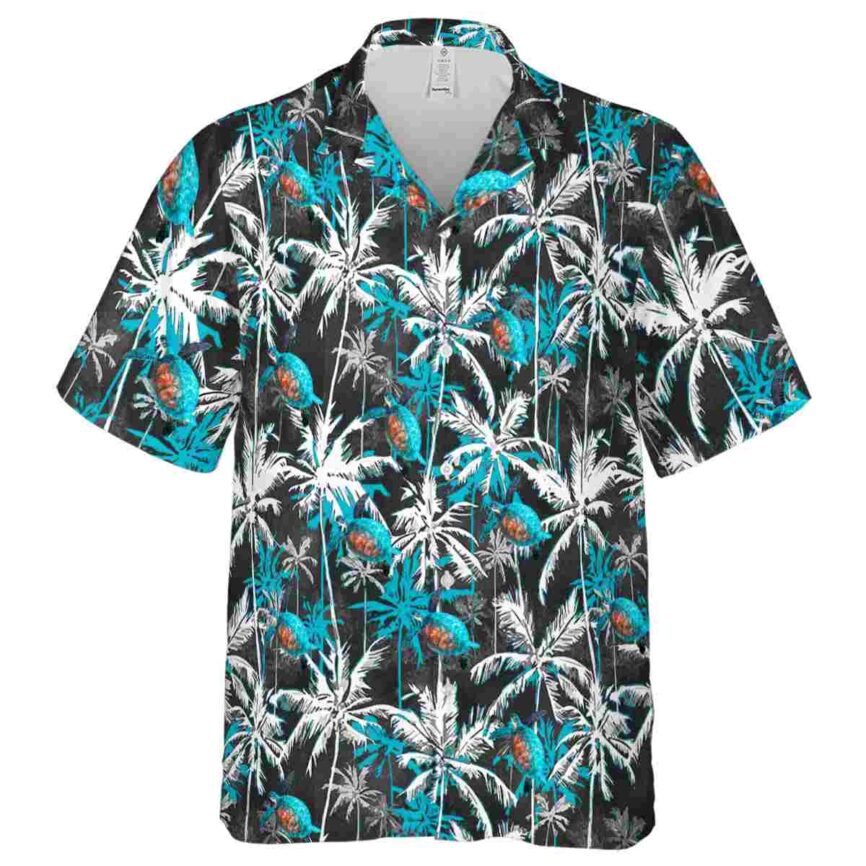 Turtle Palm Themed Hawaiian Shirt Fashion forward