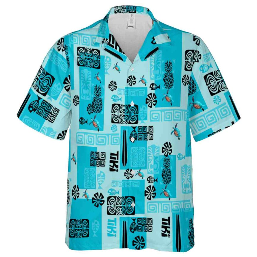 Turtle Tiki Motifs Hawaiian Shirt Fashion forward