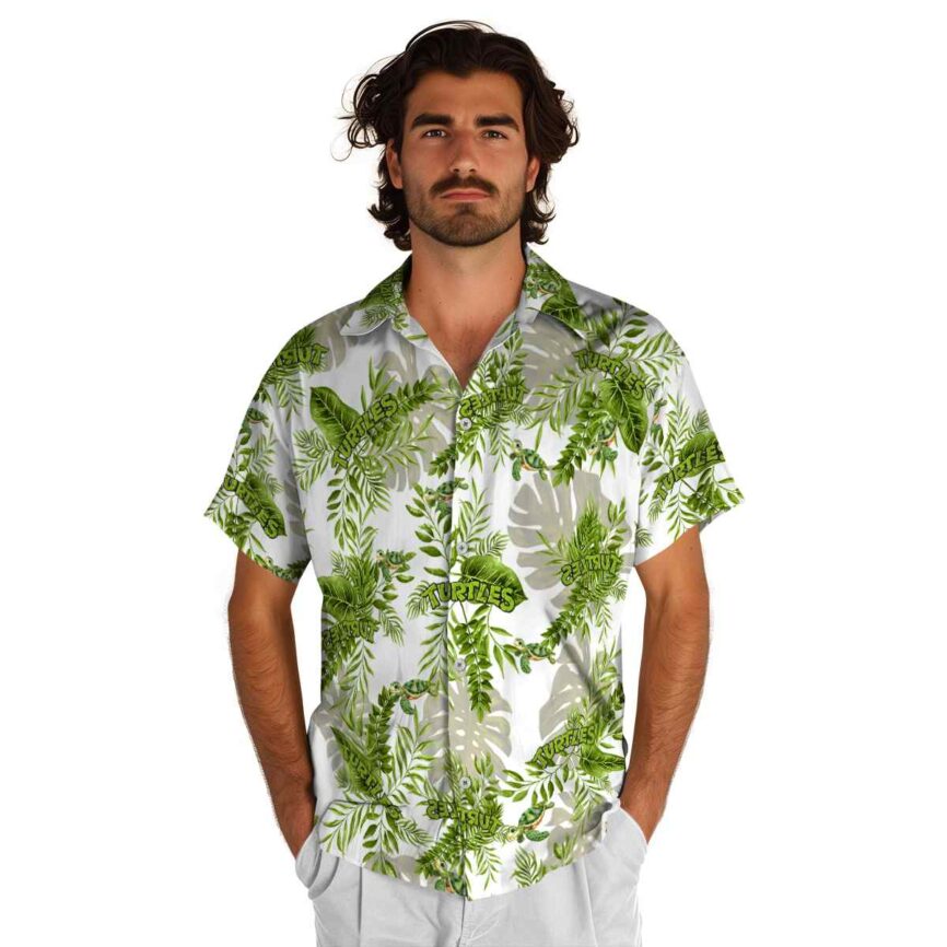 Turtle Tropical Fronds Hawaiian Shirt New Arrival