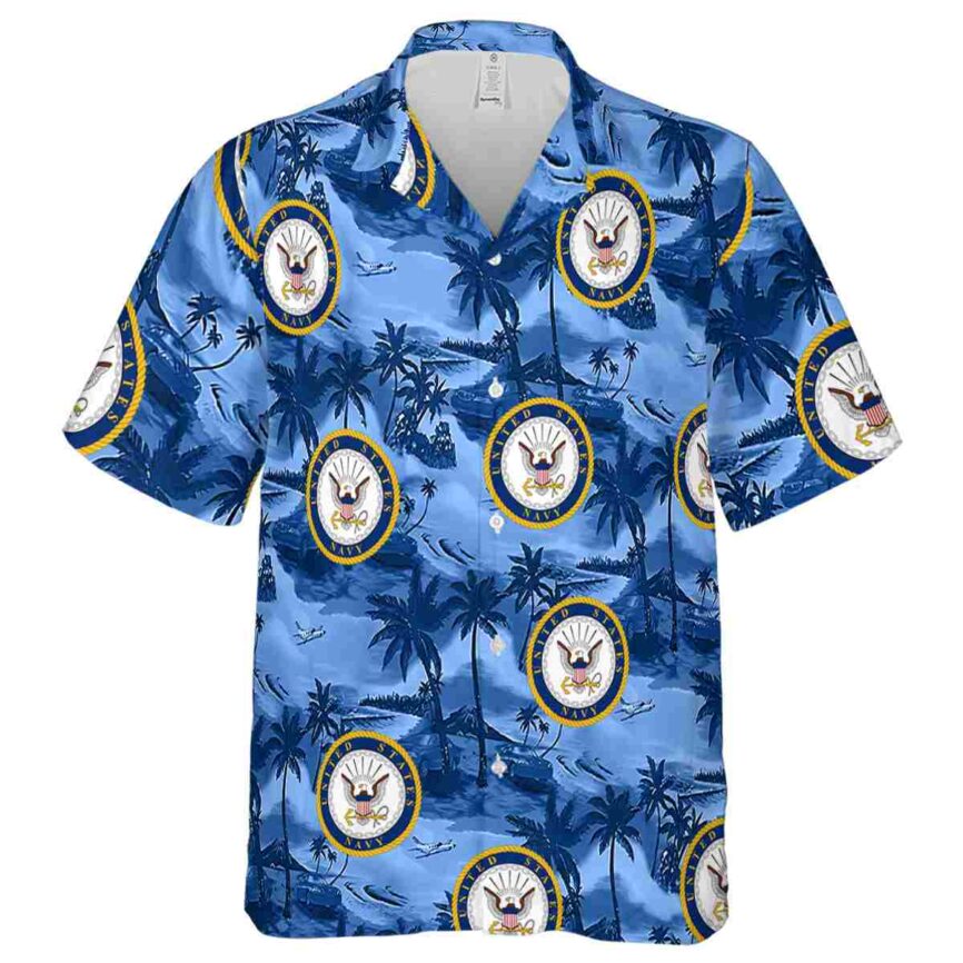 US Navy Island Beach Hawaiian Shirt Fashion forward