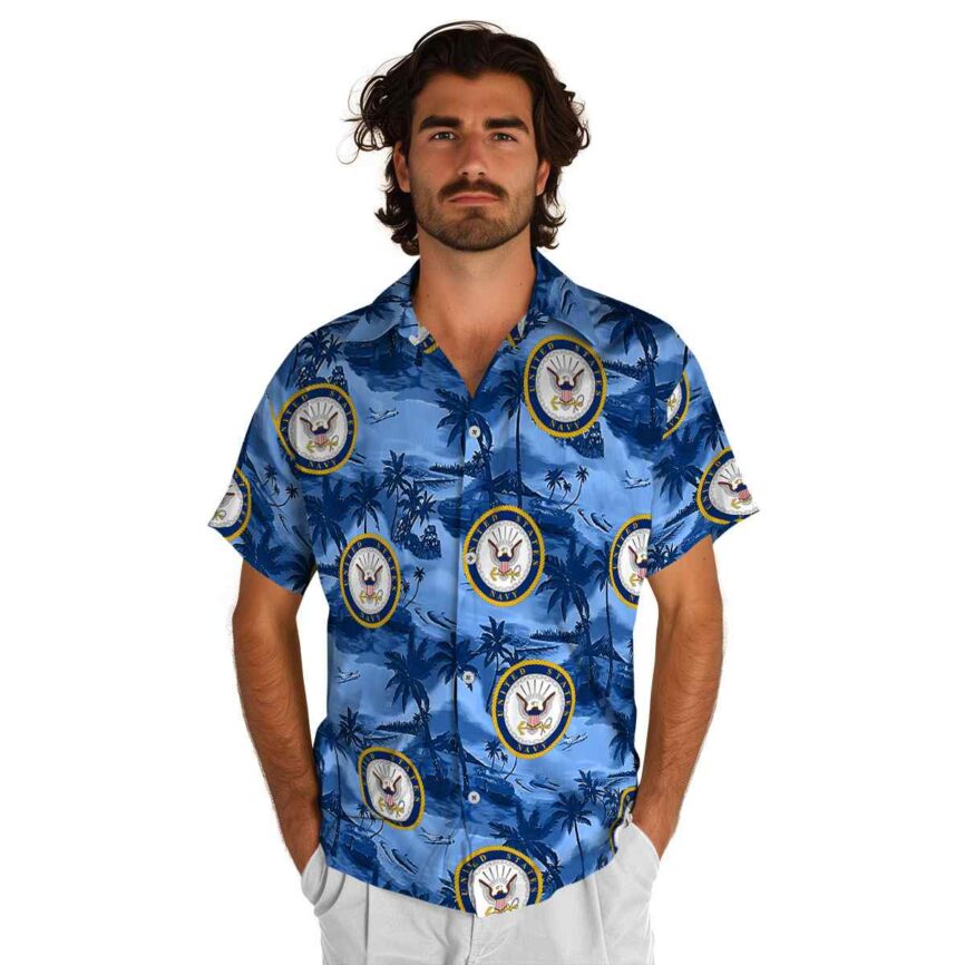 US Navy Island Beach Hawaiian Shirt New Arrival
