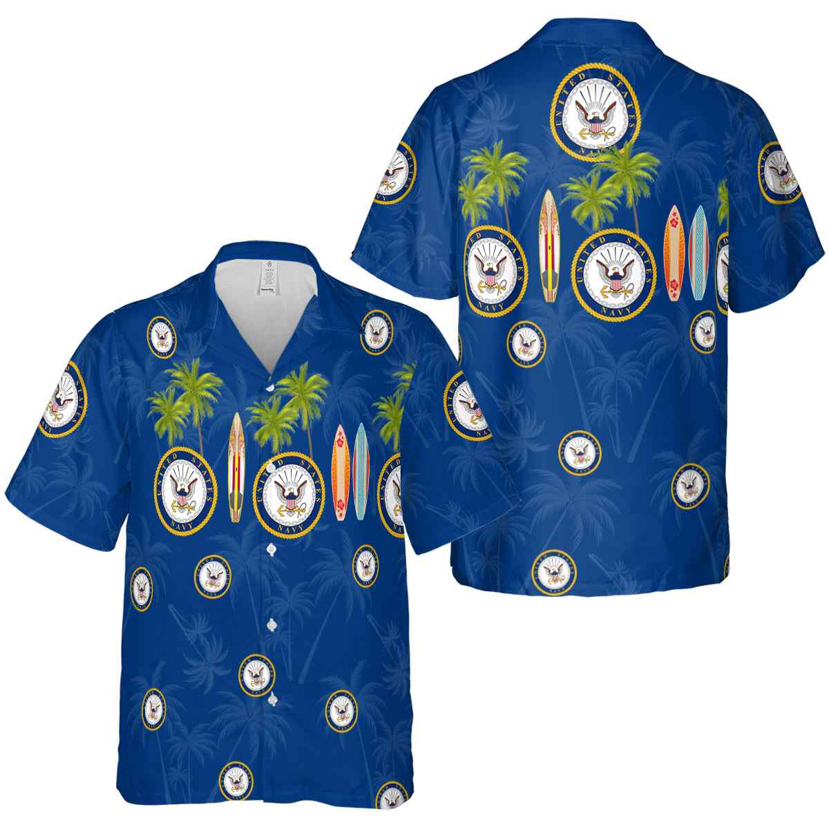 US Navy Island Theme Hawaiian Shirt Premium grade US Navy Island Theme Hawaiian Shirt Premium grade