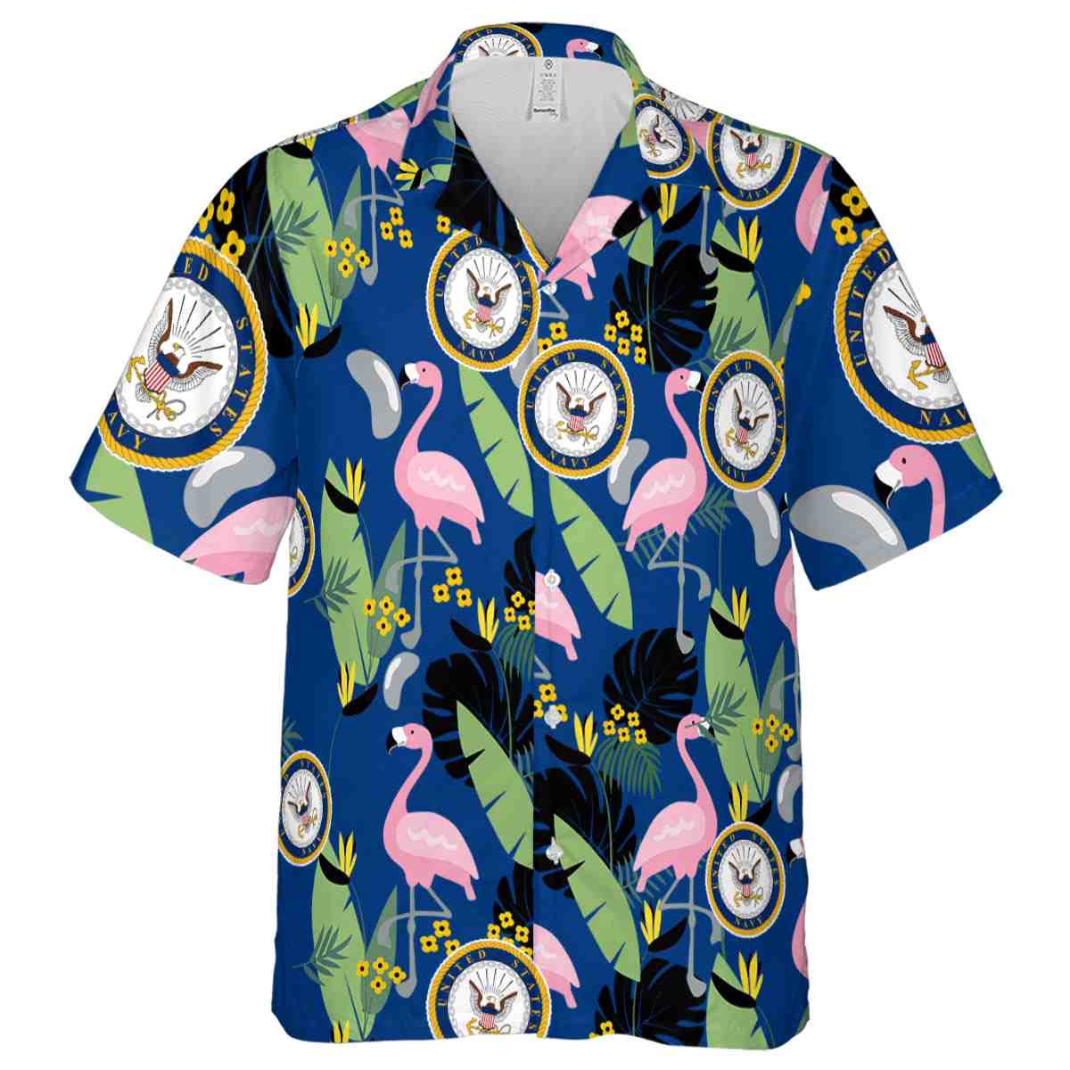US Navy Pink Flamingo Hawaiian Shirt Fashion forward US Navy Pink Flamingo Hawaiian Shirt Fashion forward