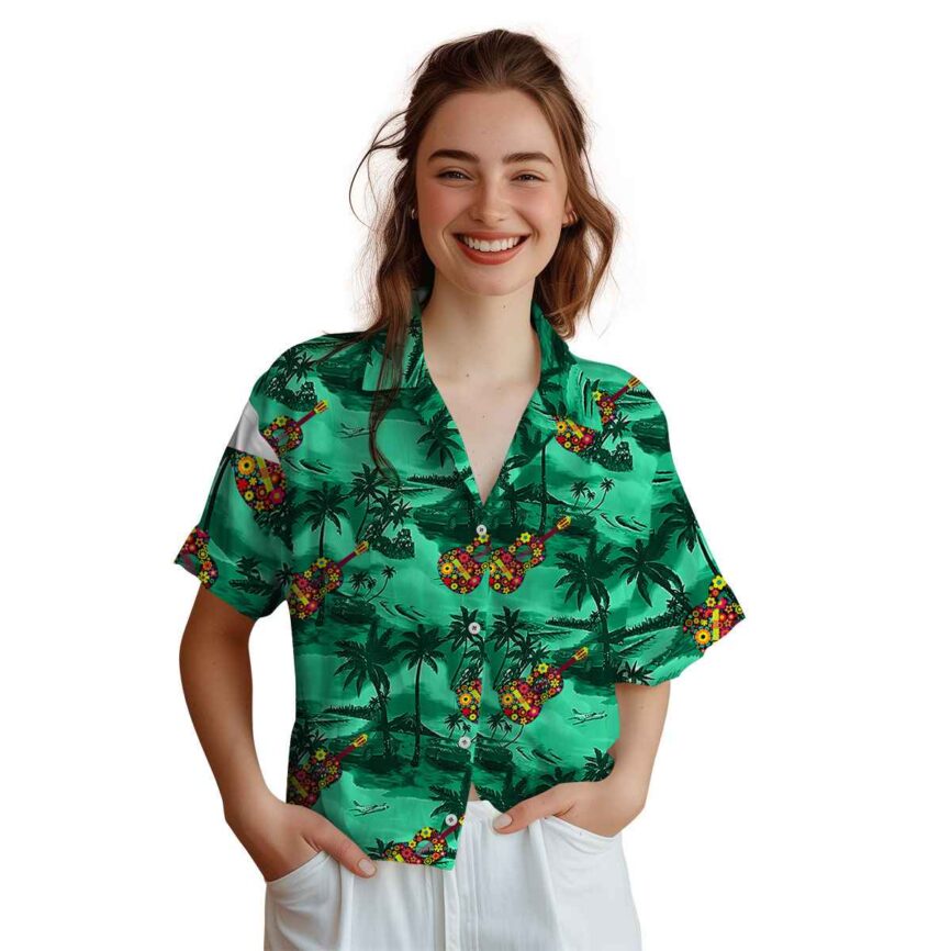 Ukulele Island Beach Hawaiian Shirt Top rated
