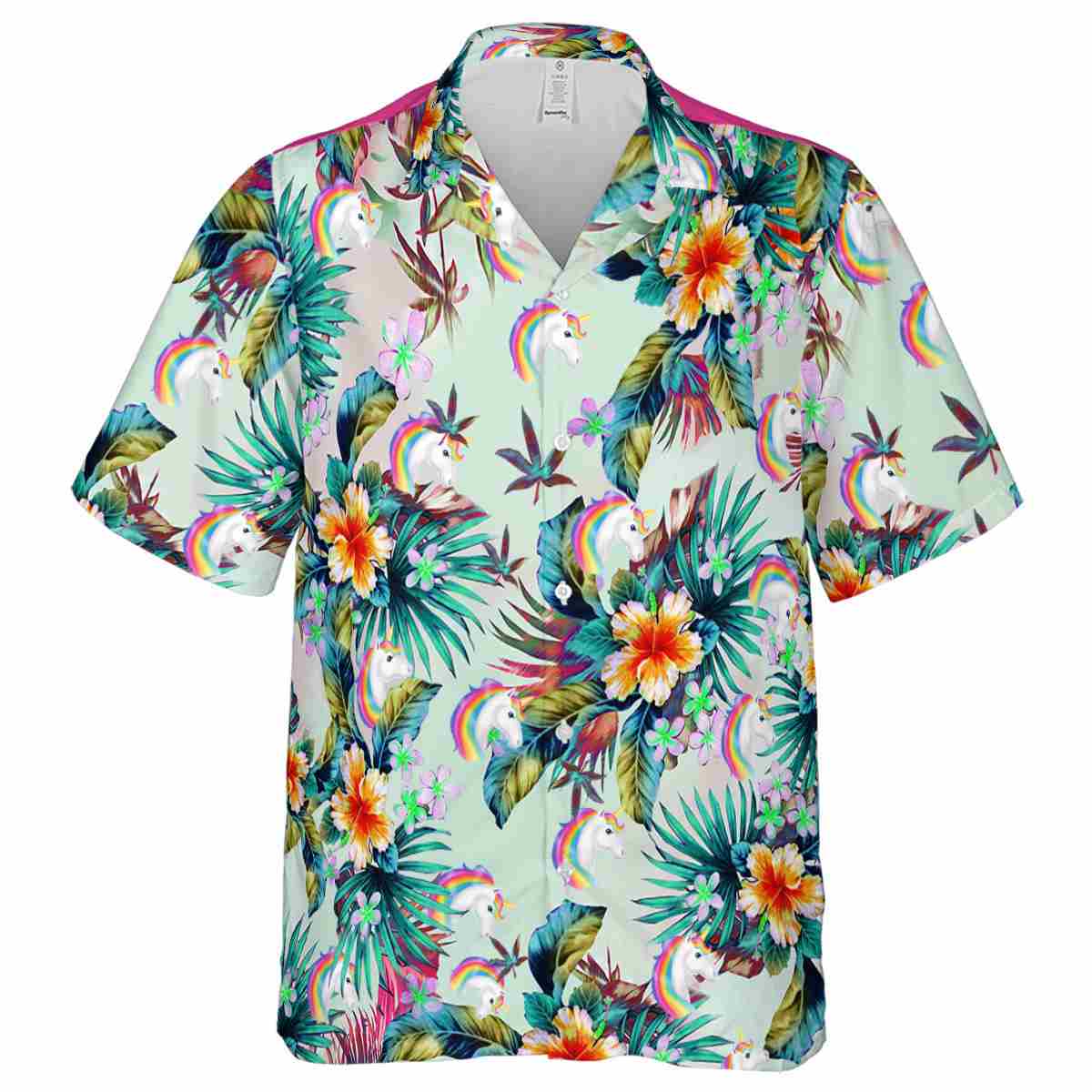 Unicorn Floral Burst Hawaiian Shirt Fashion forward Unicorn Floral Burst Hawaiian Shirt Fashion forward