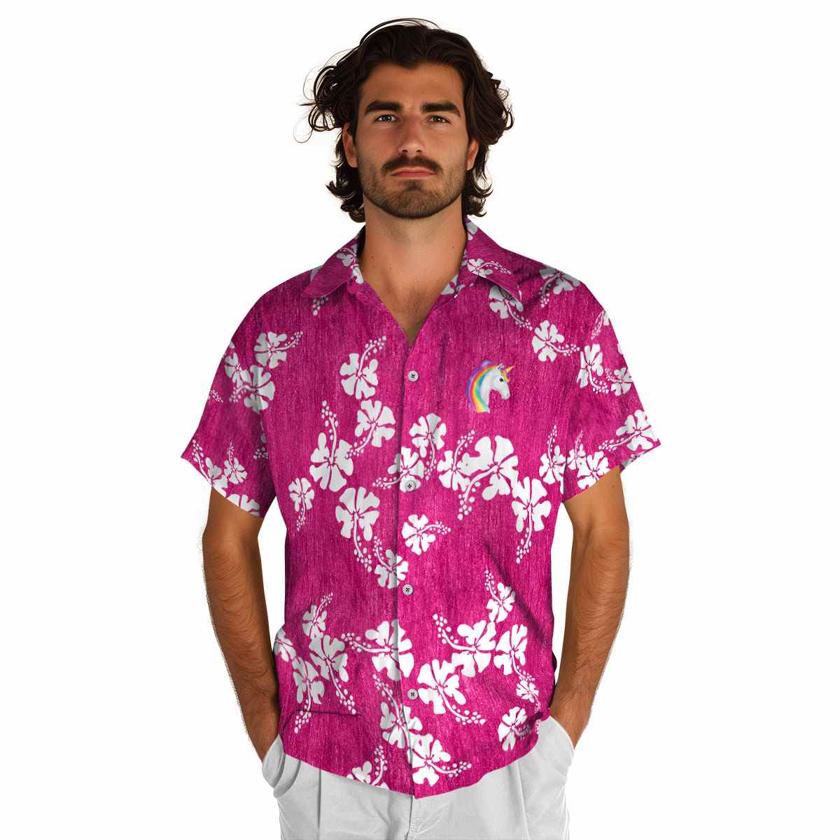 Unicorn Hibiscus Blossom Hawaiian Shirt New Arrival Unicorn Hibiscus Blossom Hawaiian Shirt New Arrival