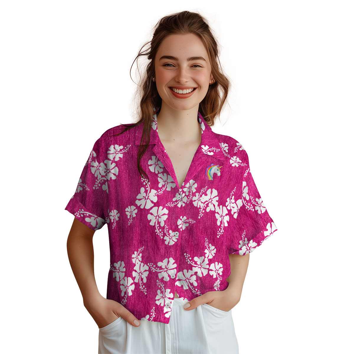 Unicorn Hibiscus Blossom Hawaiian Shirt Top rated Unicorn Hibiscus Blossom Hawaiian Shirt Top rated