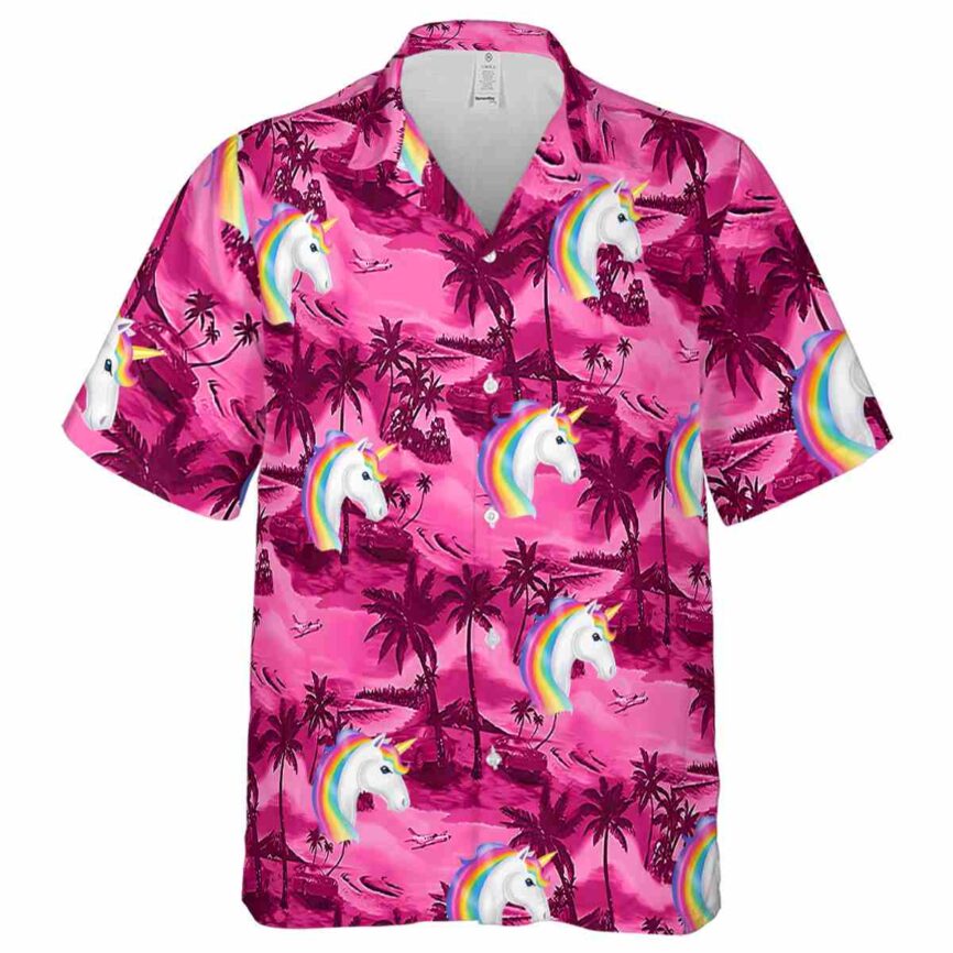 Unicorn Island Beach Hawaiian Shirt Fashion forward