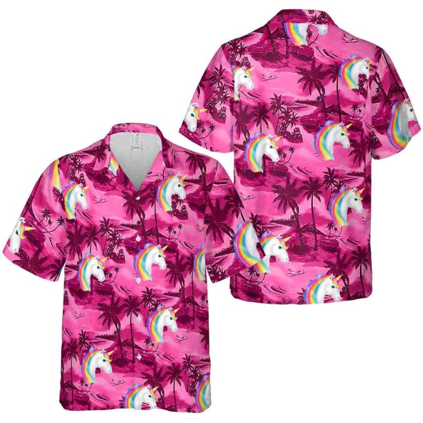 Unicorn Island Beach Hawaiian Shirt Premium grade