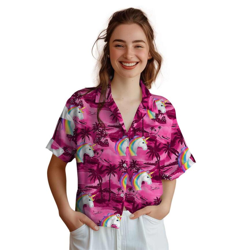 Unicorn Island Beach Hawaiian Shirt Top rated