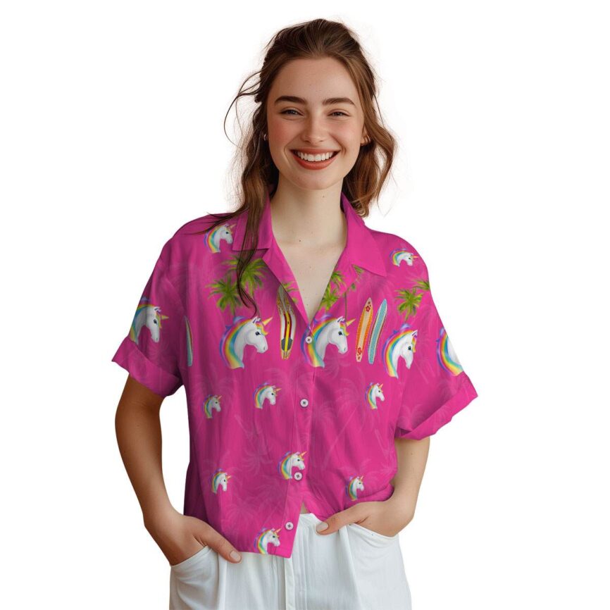 Unicorn Island Theme Hawaiian Shirt Top rated