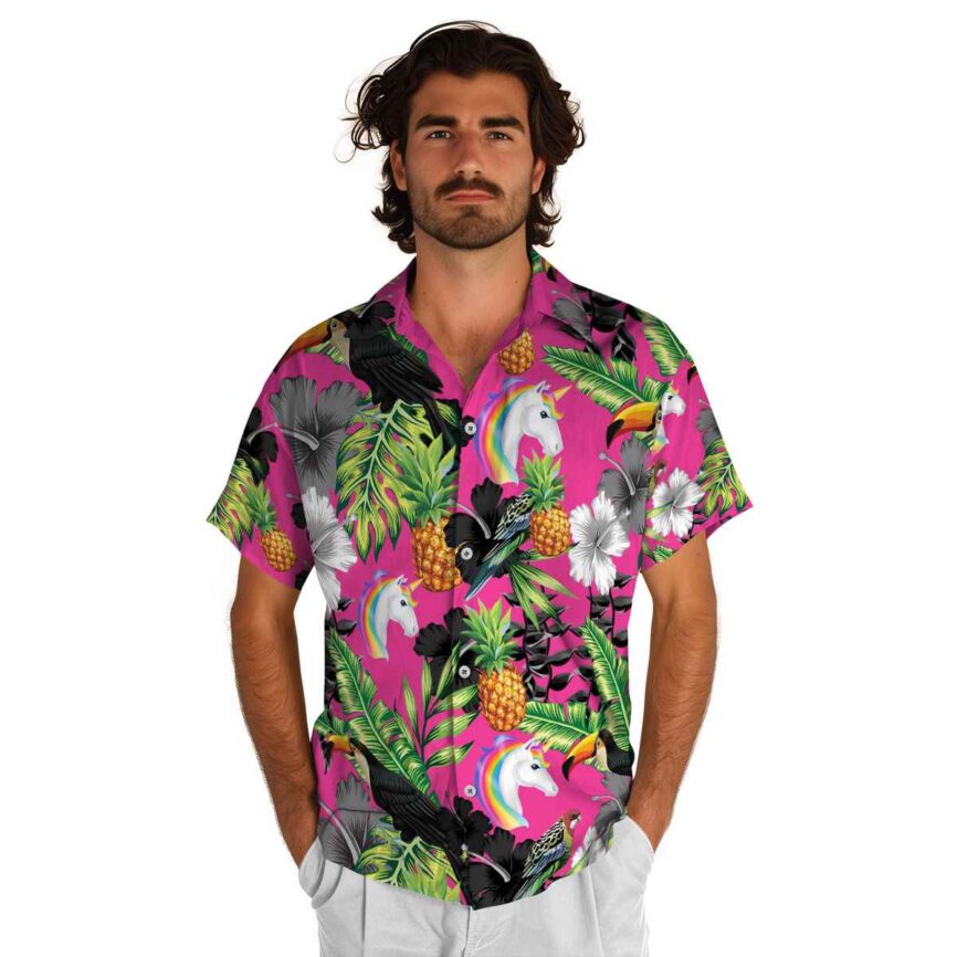 Unicorn Leafy Toucan Hawaiian Shirt New Arrival