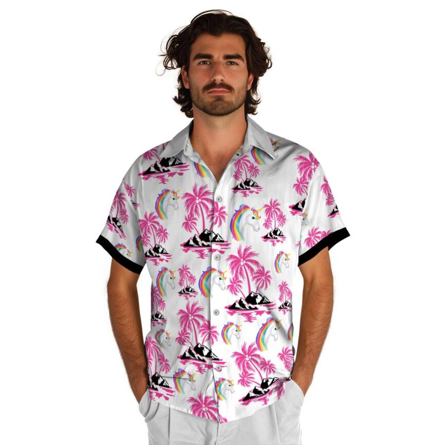 Unicorn Palm Island Graphic Hawaiian Shirt New Arrival