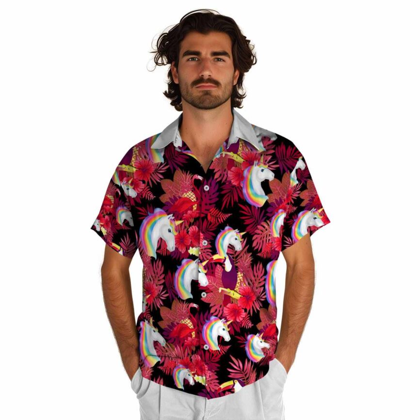 Unicorn Tropical Bird Hawaiian Shirt New Arrival