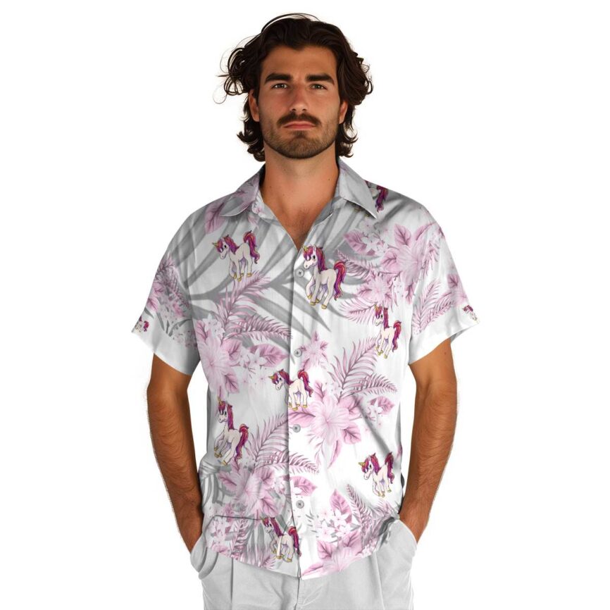 Unicorn Tropical Blossom Hawaiian Shirt New Arrival