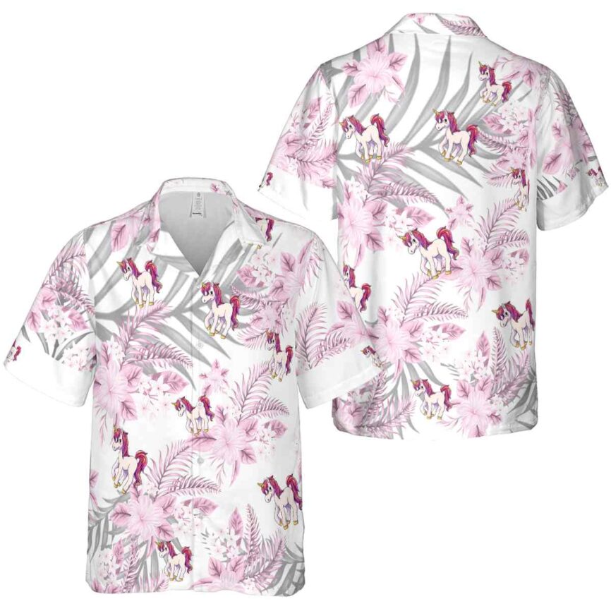 Unicorn Tropical Blossom Hawaiian Shirt Premium grade