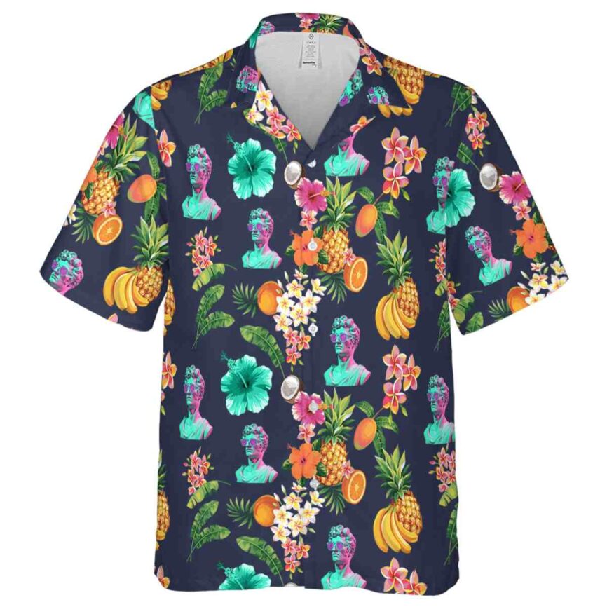 Vaporwave Fruit Pattern Hawaiian Shirt Fashion forward