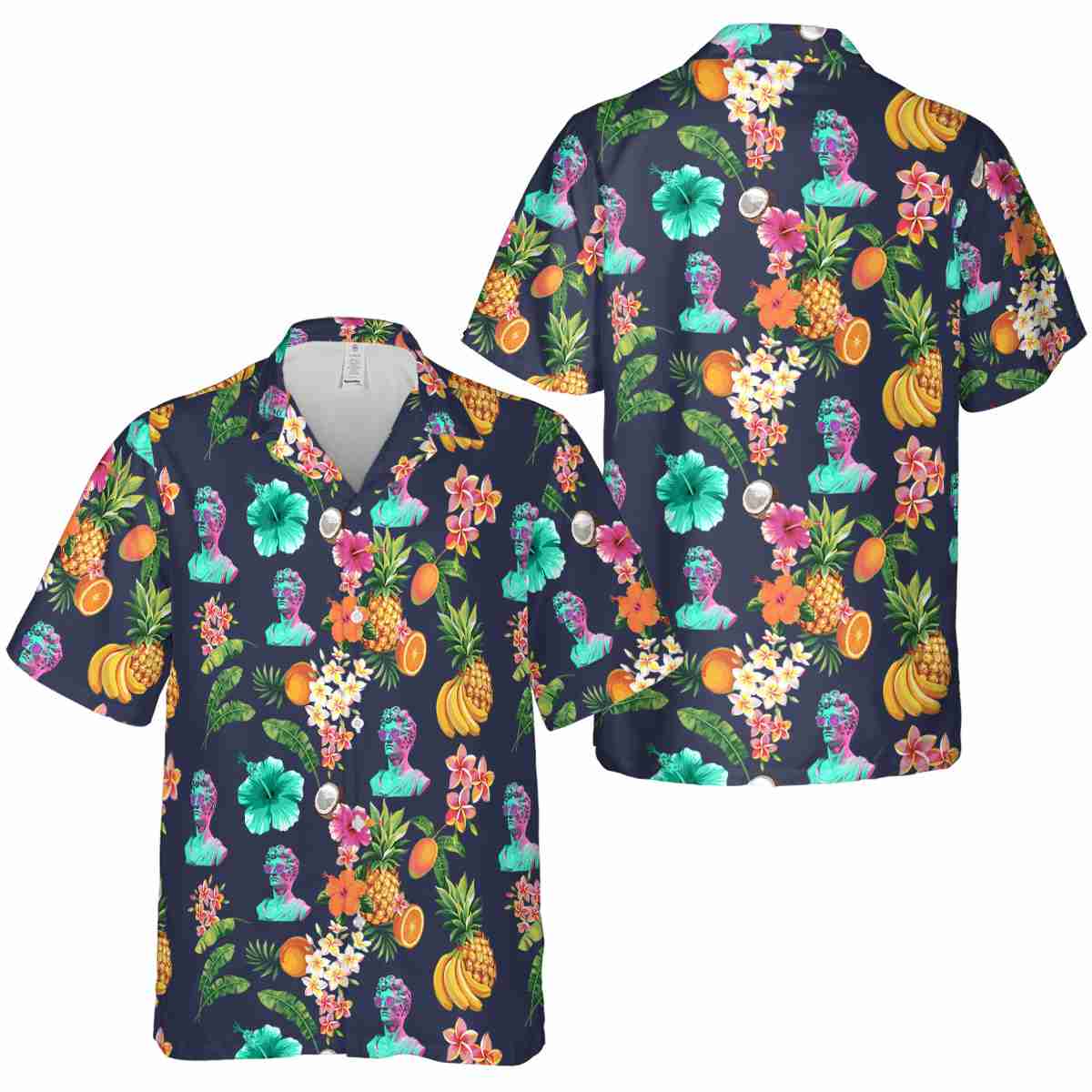 Vaporwave Fruit Pattern Hawaiian Shirt Premium grade Vaporwave Fruit Pattern Hawaiian Shirt Premium grade