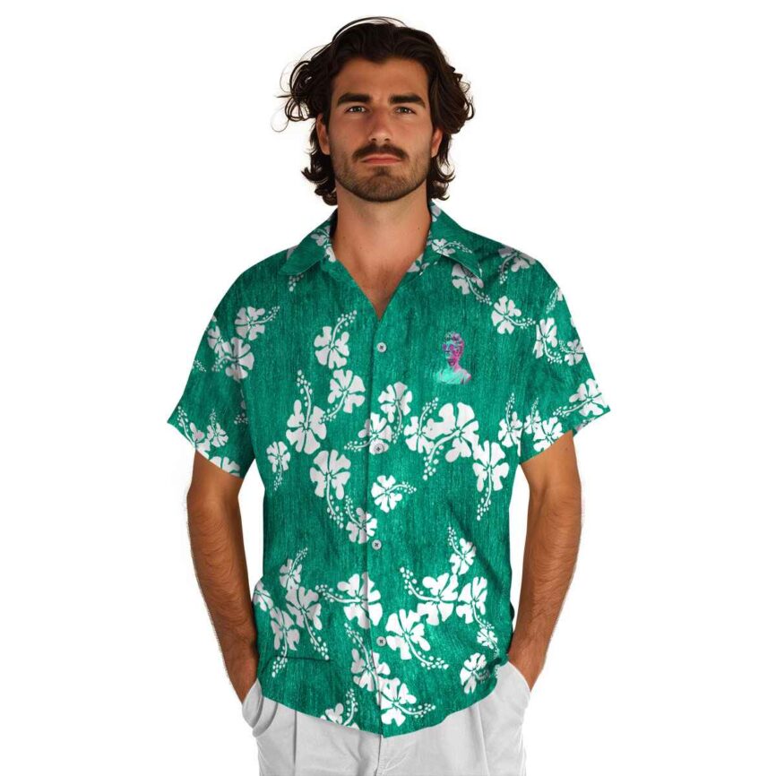 Vaporwave Hibiscus Blossom Hawaiian Shirt New Arrival
