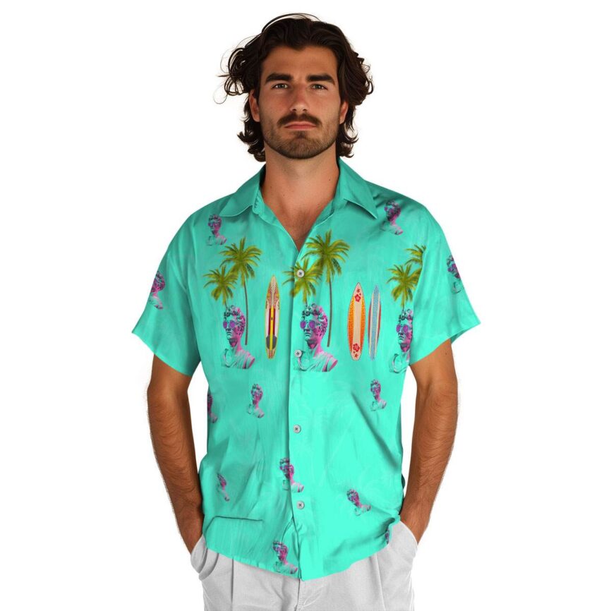 Vaporwave Island Theme Hawaiian Shirt New Arrival