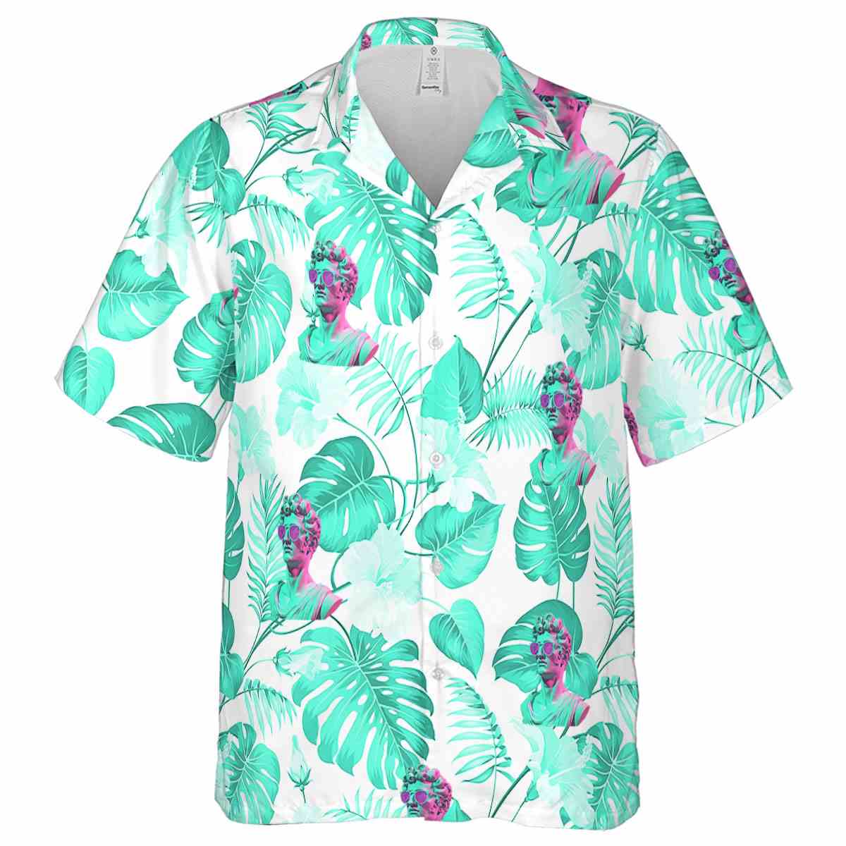 Vaporwave Leaf Pattern Hawaiian Shirt Fashion forward Vaporwave Leaf Pattern Hawaiian Shirt Fashion forward