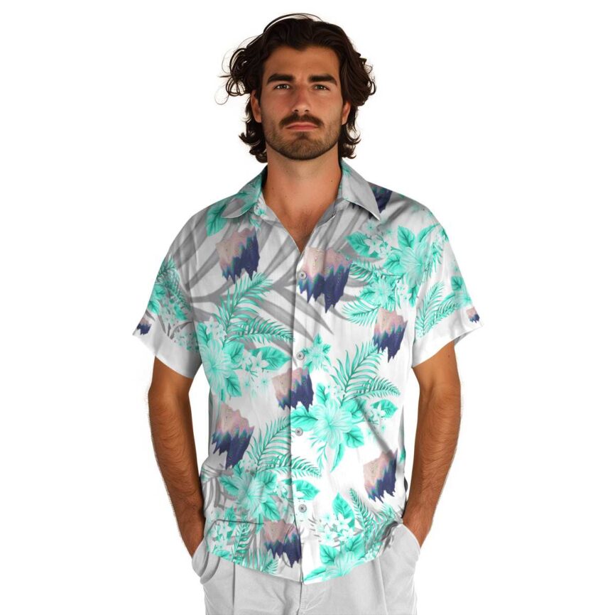 Vaporwave Tropical Blossom Hawaiian Shirt New Arrival