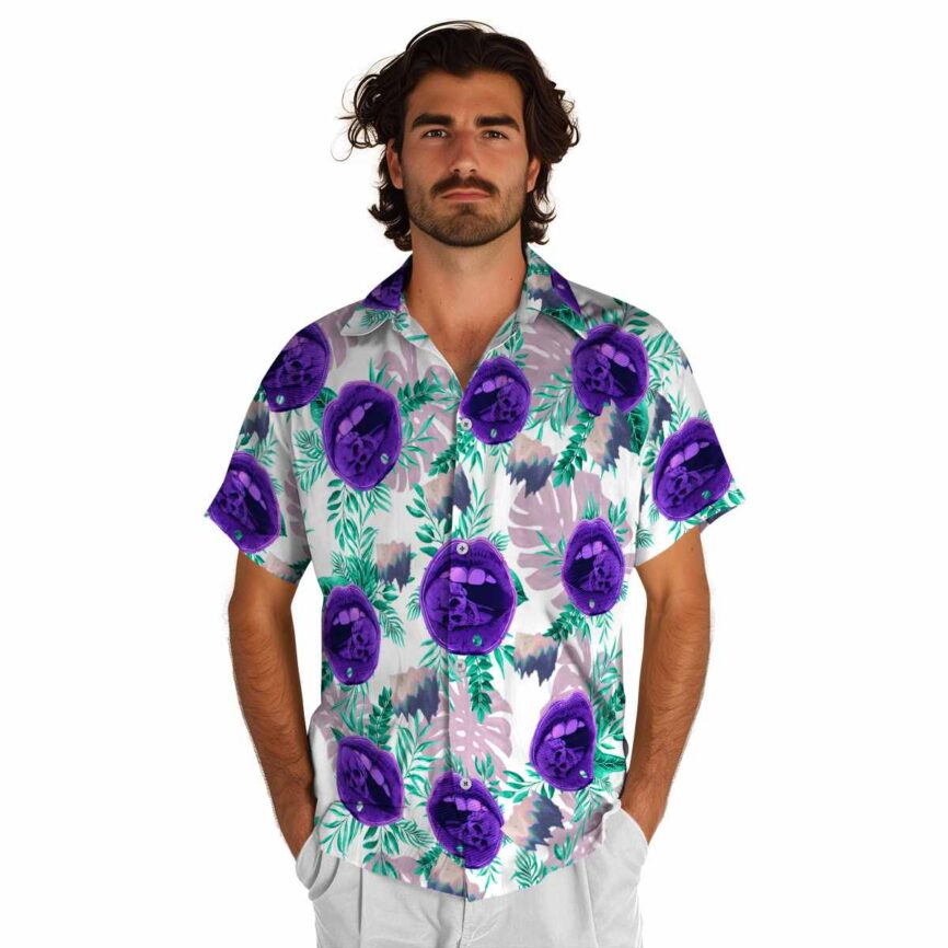 Vaporwave Tropical Fronds Hawaiian Shirt New Arrival