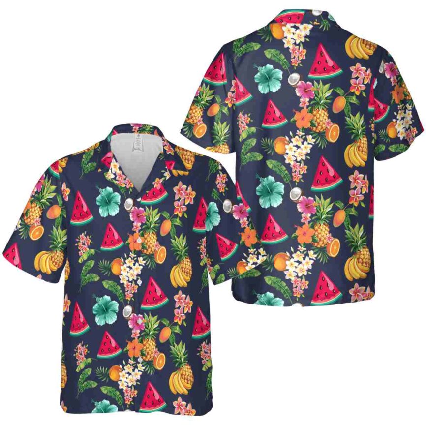 Watermelon Fruit Pattern Hawaiian Shirt Premium grade