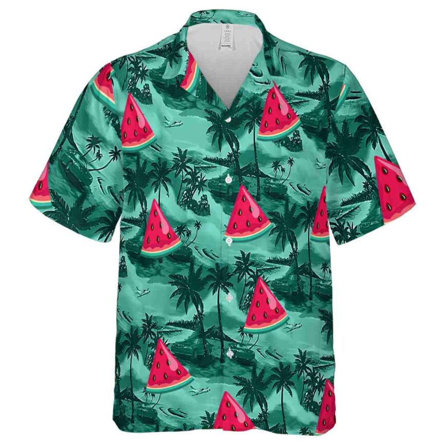 Watermelon Island Beach Hawaiian Shirt Fashion forward