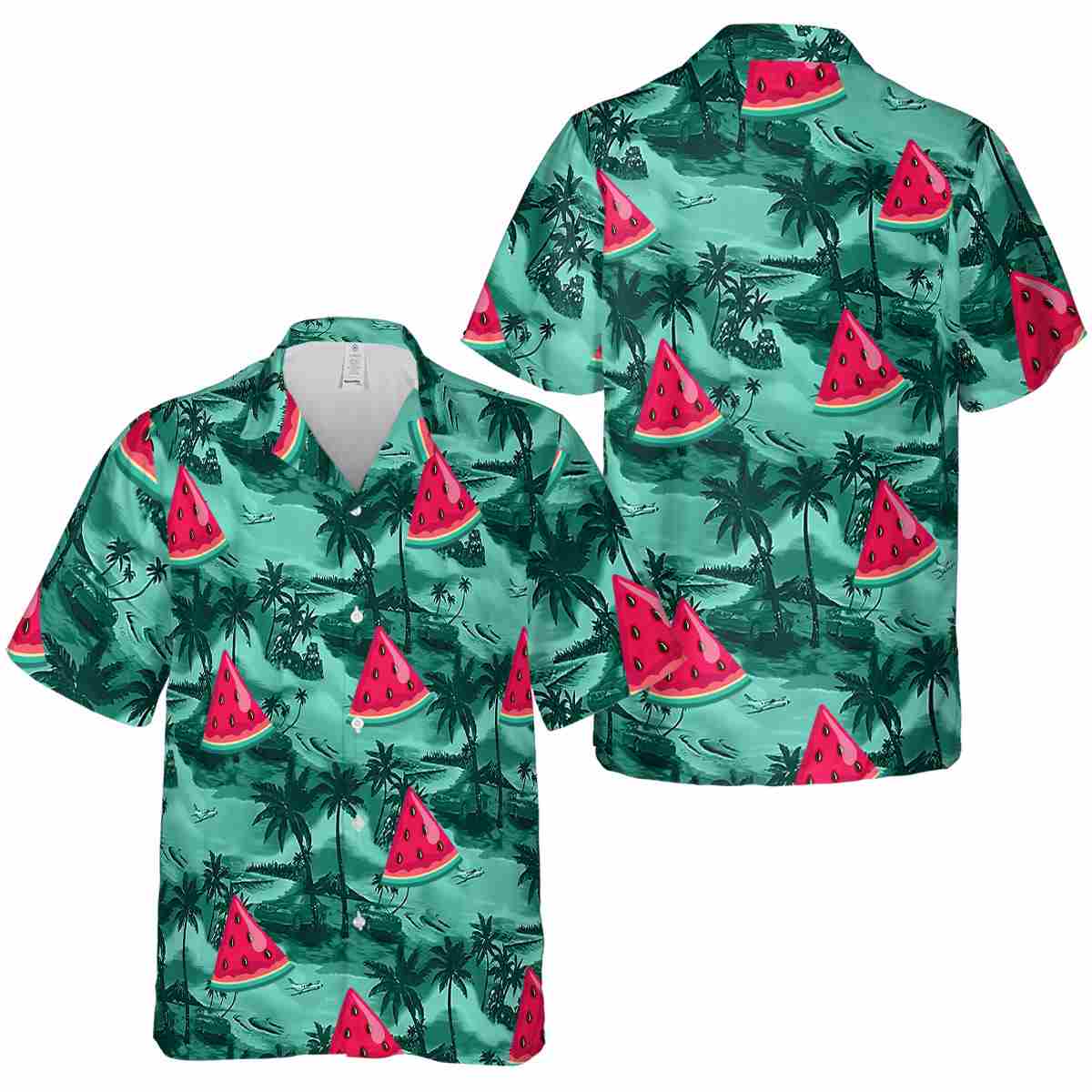 Watermelon Island Beach Hawaiian Shirt Premium grade Watermelon Island Beach Hawaiian Shirt Premium grade