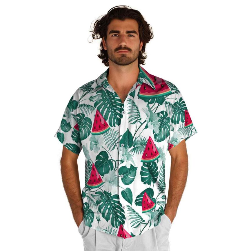 Watermelon Leaf Pattern Hawaiian Shirt New Arrival
