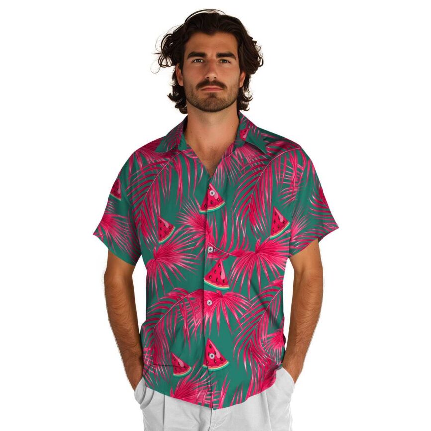 Watermelon Palm Frond Hawaiian Shirt New Arrival