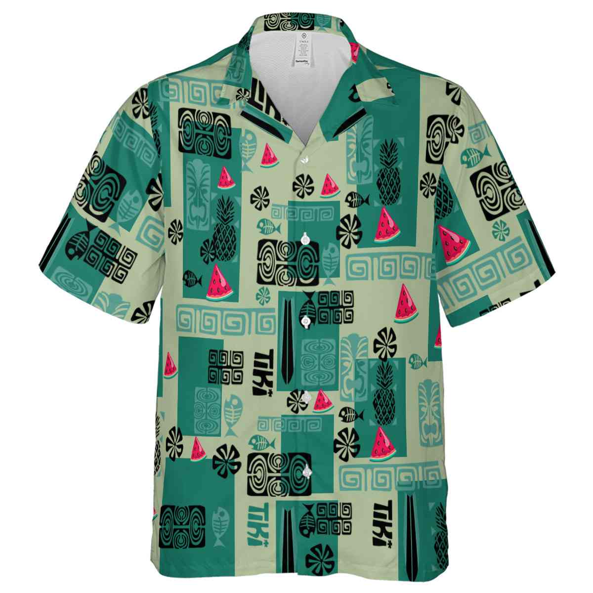 Watermelon Tiki Motifs Hawaiian Shirt Fashion forward Watermelon Tiki Motifs Hawaiian Shirt Fashion forward