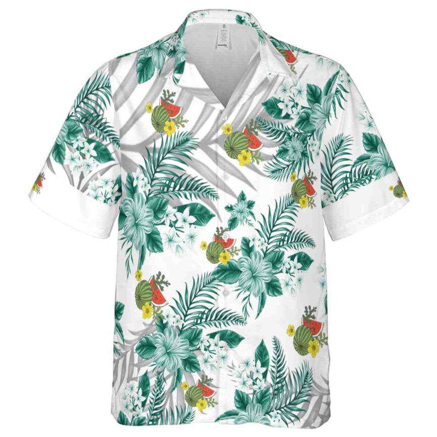 Watermelon Tropical Blossom Hawaiian Shirt Fashion forward