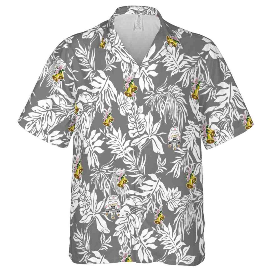 Wedding Bold Foliage Hawaiian Shirt Fashion forward