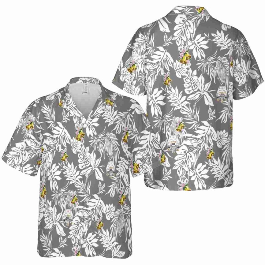 Wedding Bold Foliage Hawaiian Shirt Premium grade