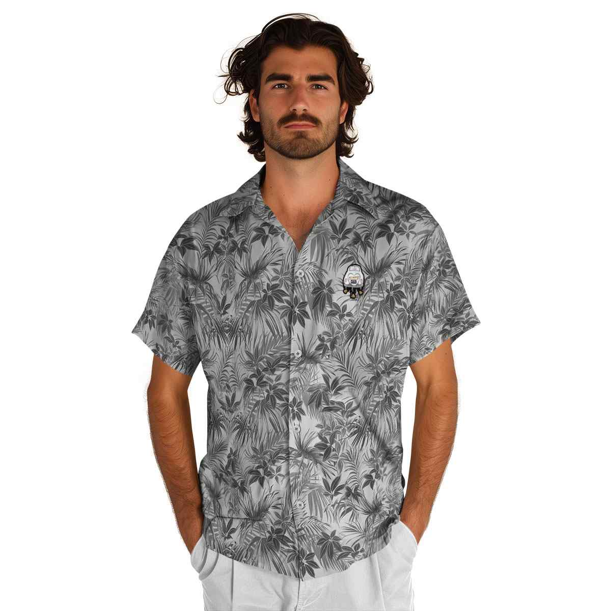 Wedding Foliage Print Hawaiian Shirt New Arrival Wedding Foliage Print Hawaiian Shirt New Arrival