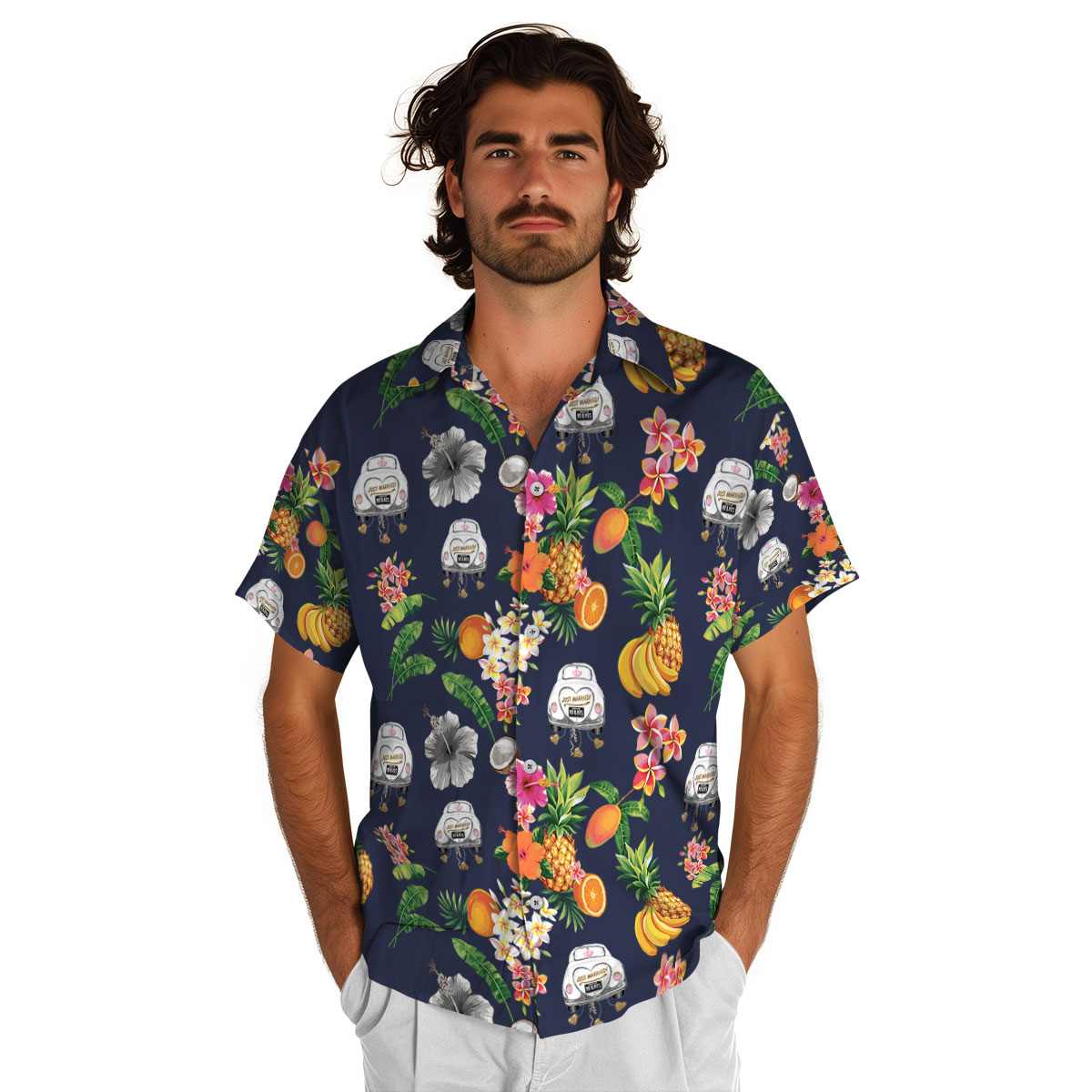 Wedding Fruit Pattern Hawaiian Shirt New Arrival Wedding Fruit Pattern Hawaiian Shirt New Arrival