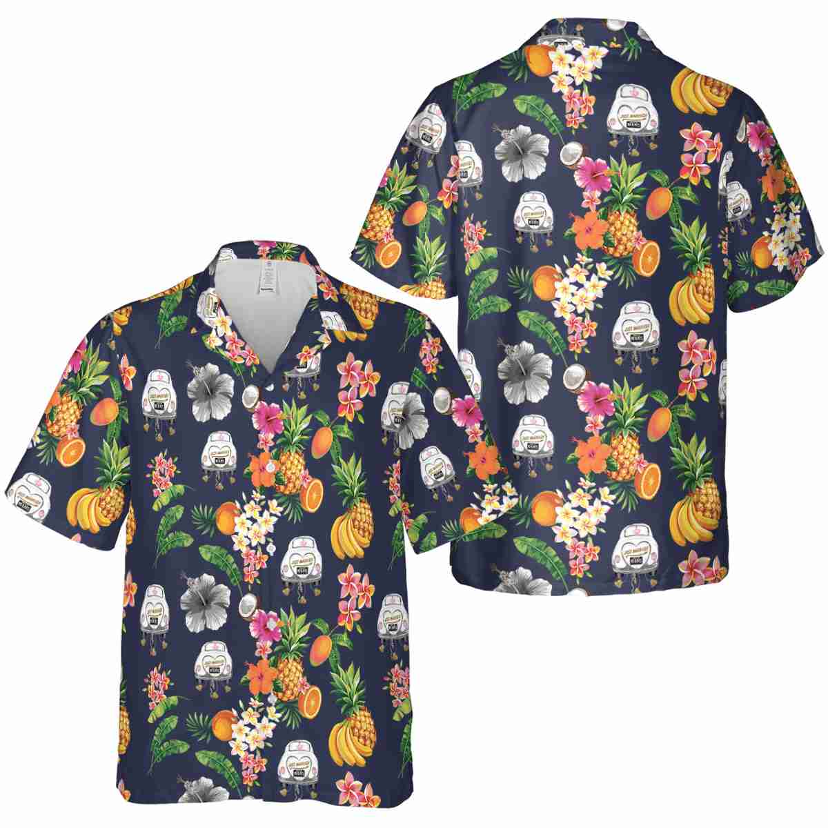 Wedding Fruit Pattern Hawaiian Shirt Premium grade Wedding Fruit Pattern Hawaiian Shirt Premium grade
