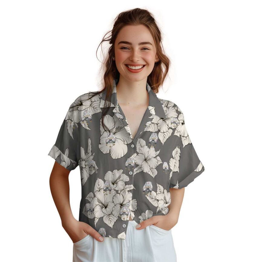 Wedding Hibiscus Flower Hawaiian Shirt Top rated