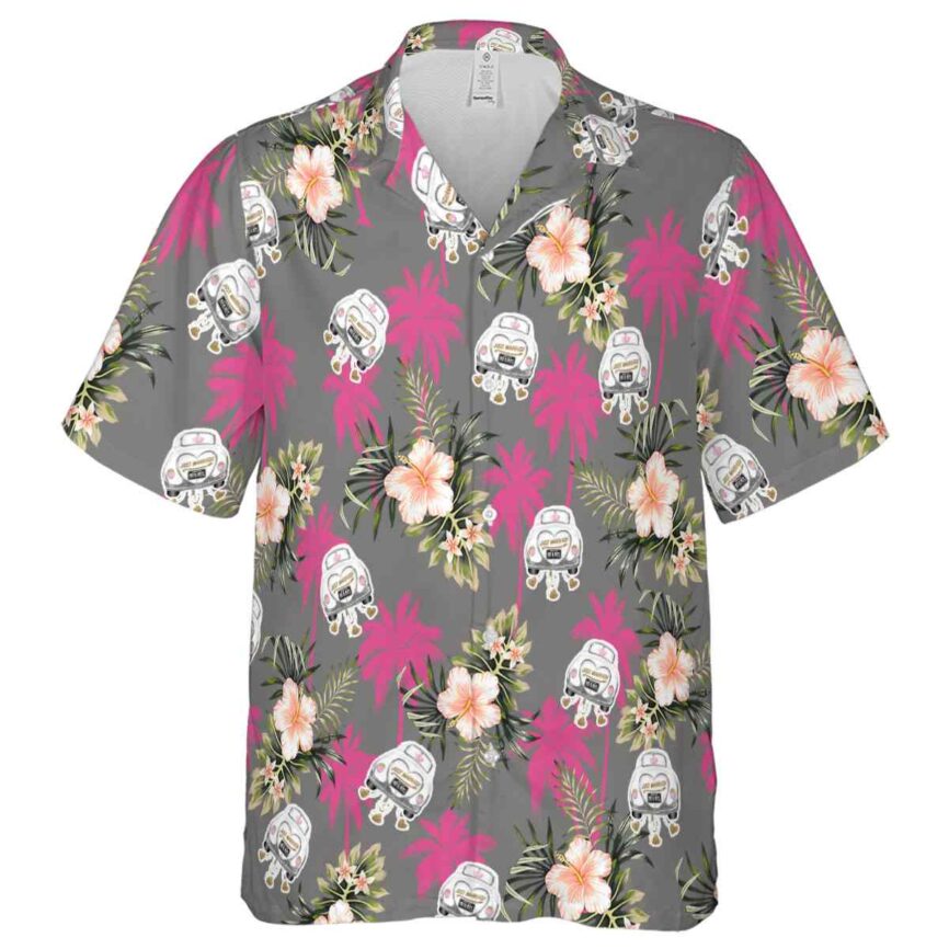 Wedding Hibiscus Palm Hawaiian Shirt Fashion forward