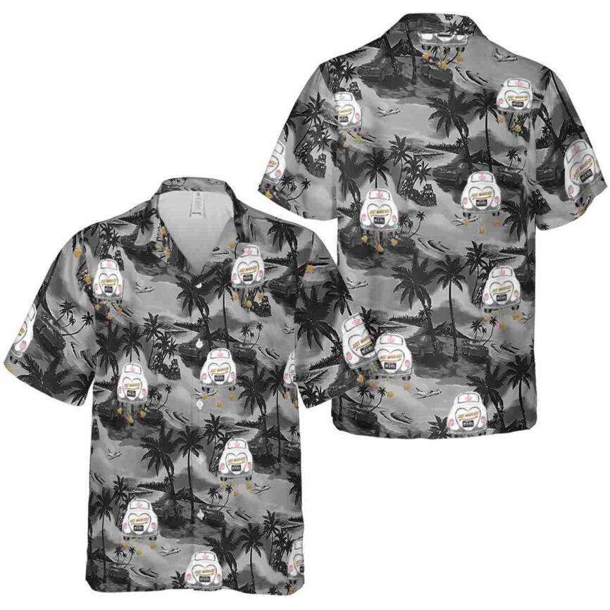 Wedding Island Beach Hawaiian Shirt Premium grade
