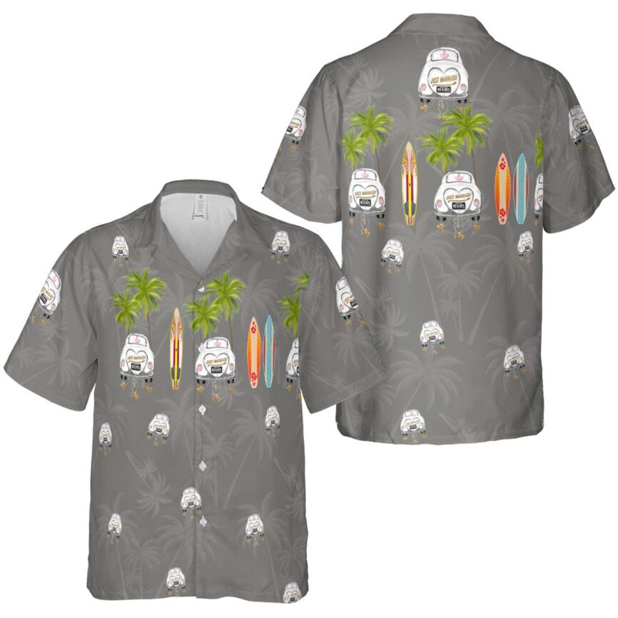 Wedding Island Theme Hawaiian Shirt Premium grade
