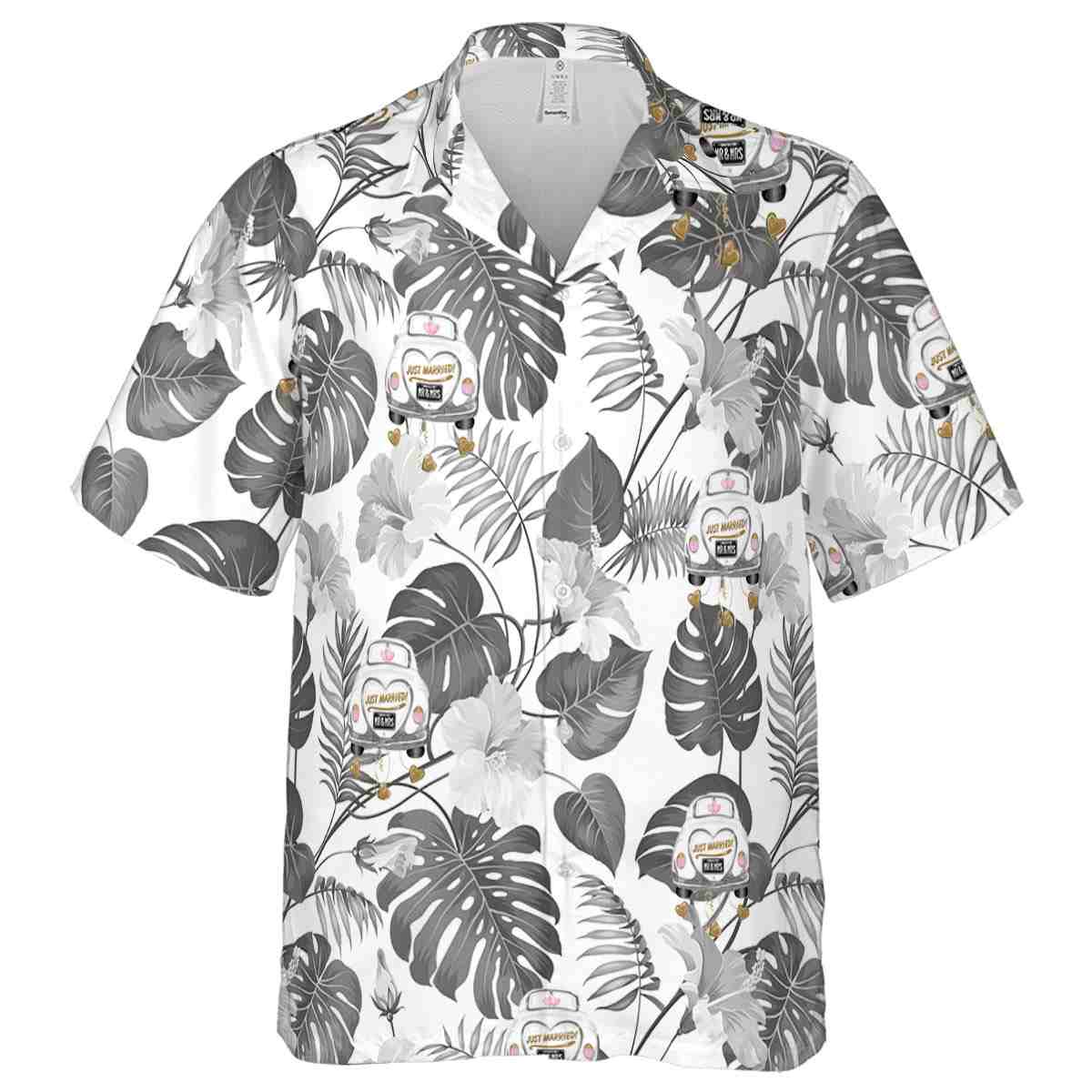 Wedding Leaf Pattern Hawaiian Shirt Fashion forward Wedding Leaf Pattern Hawaiian Shirt Fashion forward