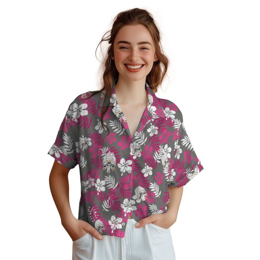 Wedding Leafy Hibiscus Hawaiian Shirt Top rated