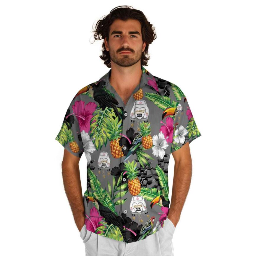 Wedding Leafy Toucan Hawaiian Shirt New Arrival