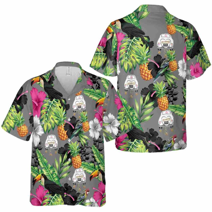 Wedding Leafy Toucan Hawaiian Shirt Premium grade