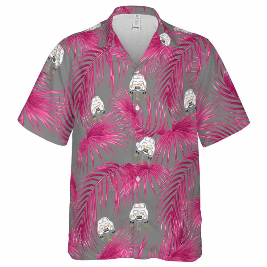 Wedding Palm Frond Hawaiian Shirt Fashion forward